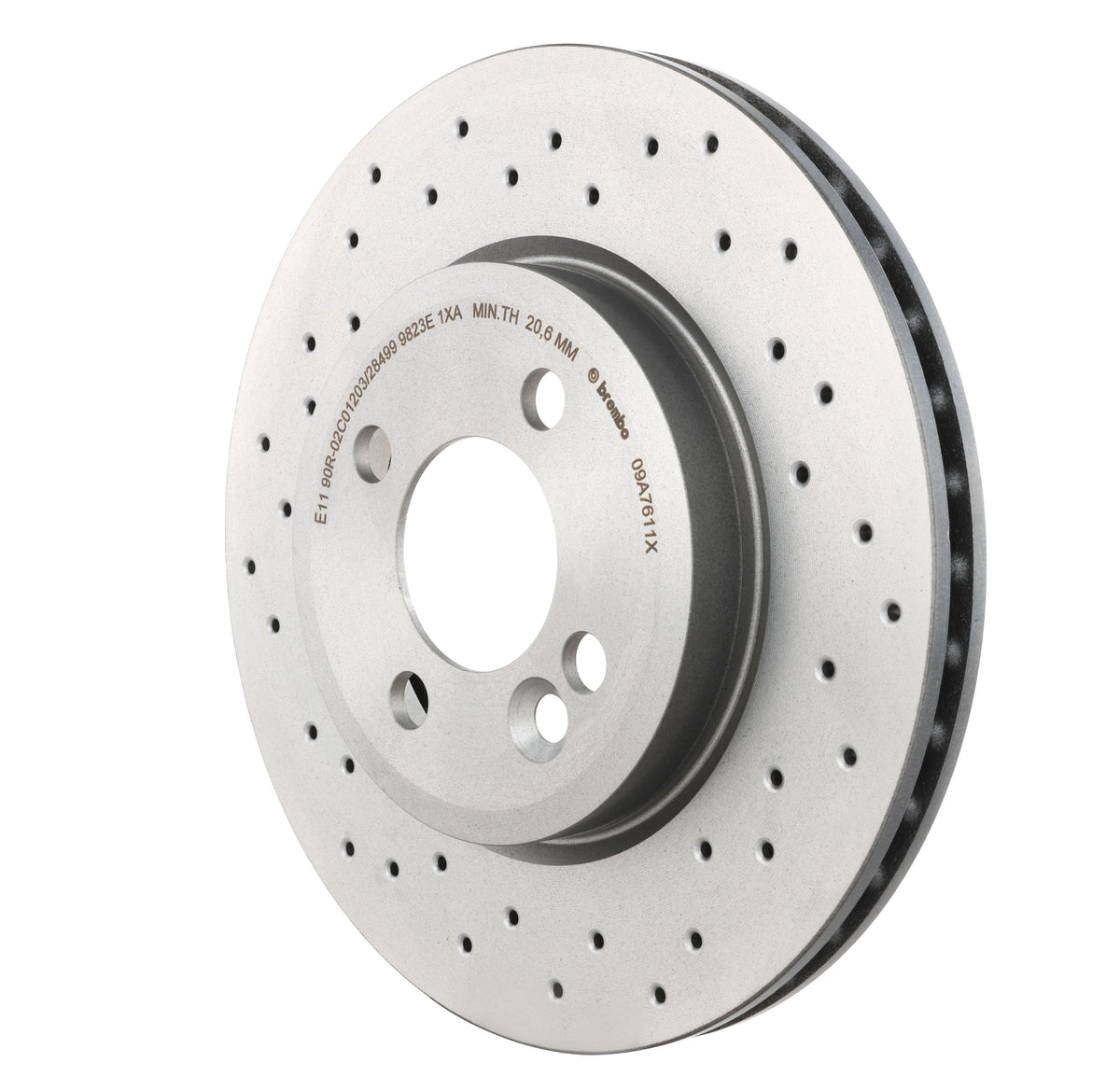 Disc Brake Rotor from Brembo part number 09.A761.1X