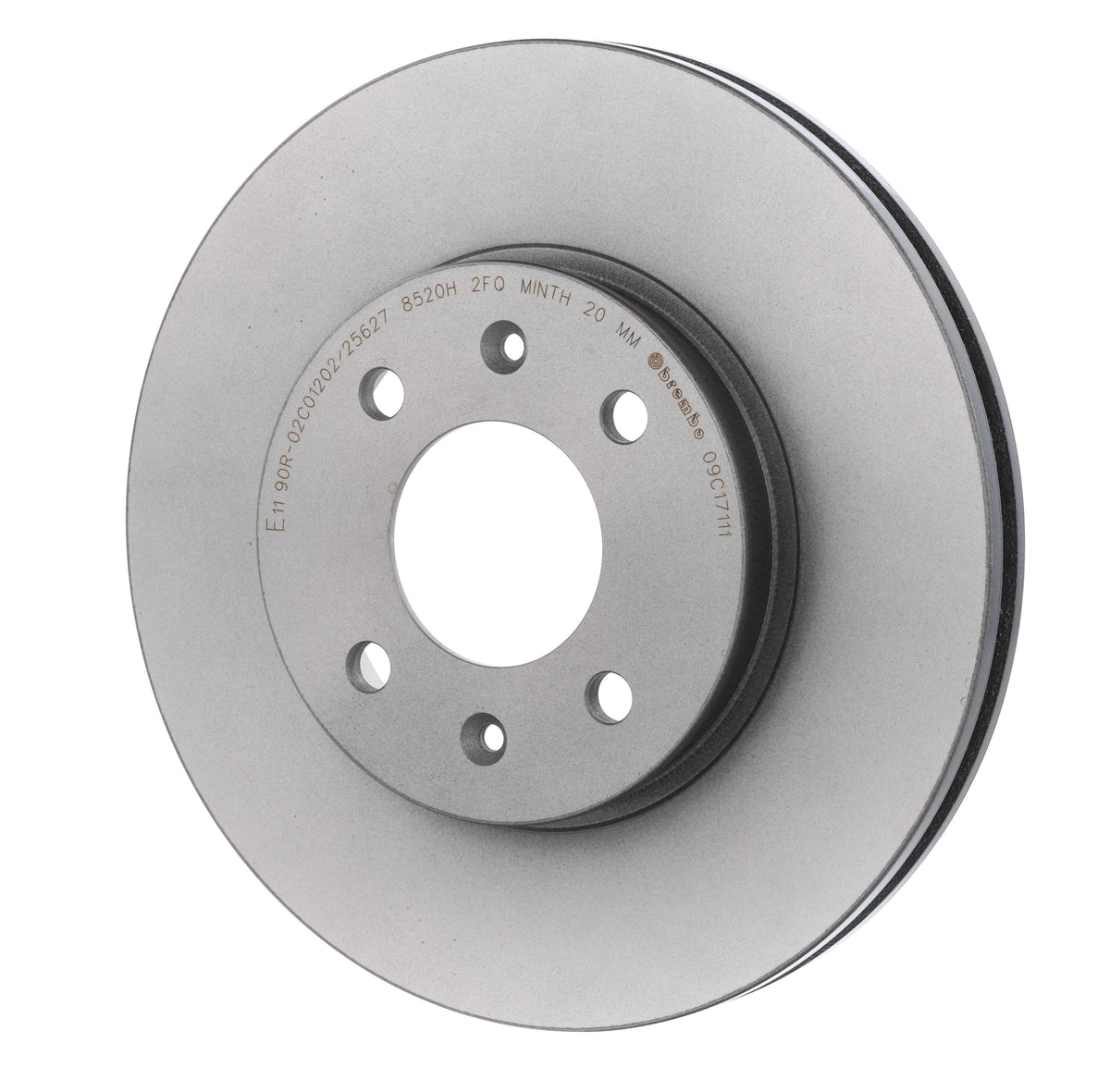 Gray cast iron disc brake rotor from Brembo part number 09.C171.11