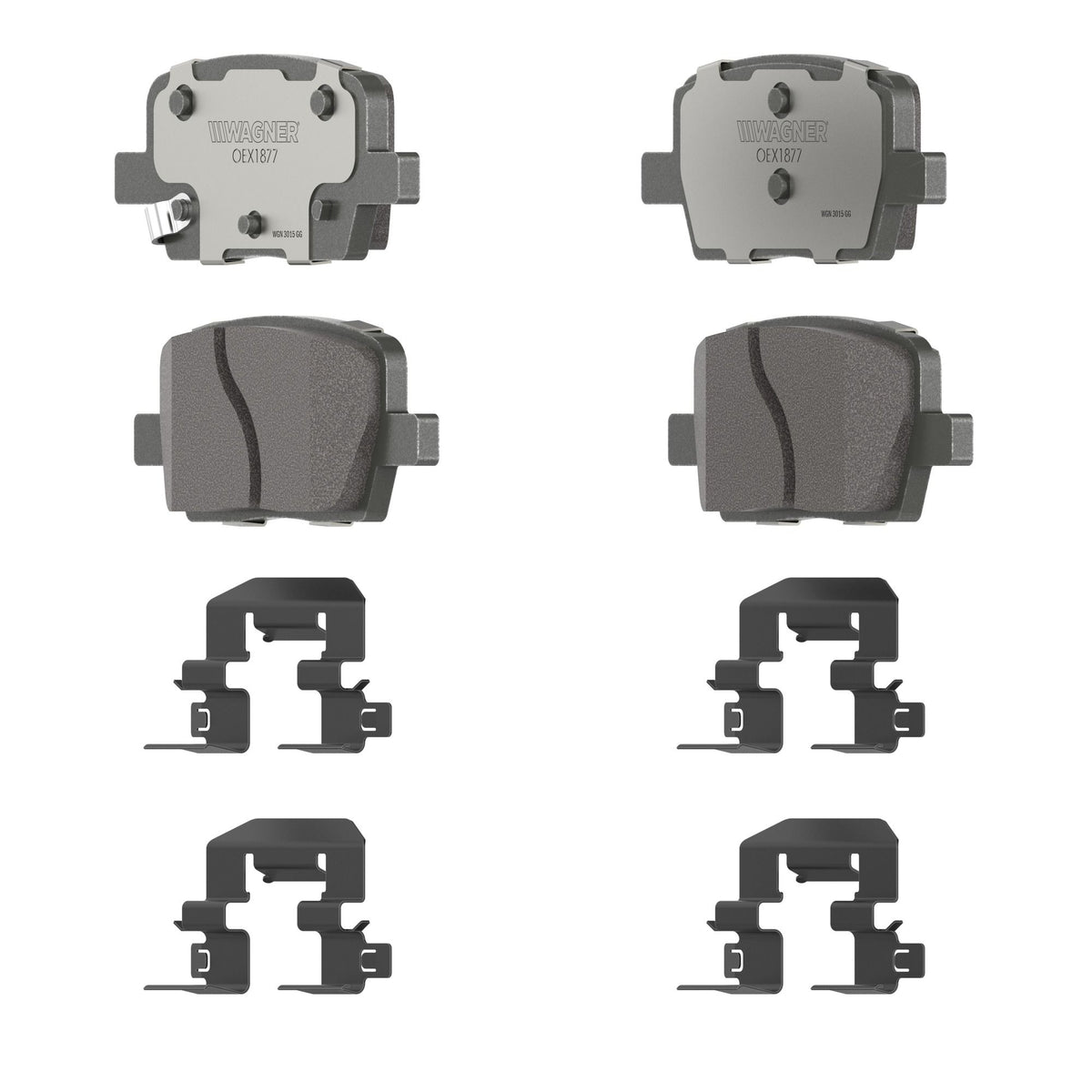 Disc Brake Pad Set from Wagner Brake part number OEX1877