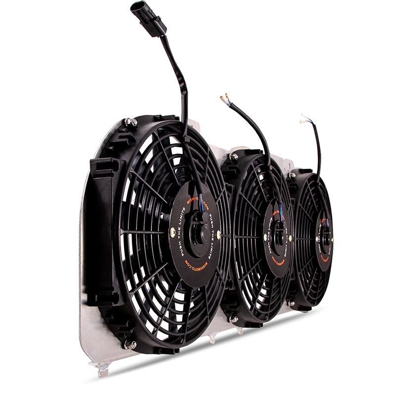 Engine Cooling Fan Assembly with mounting hardware from Mishimoto part number MMFS-XJ-89