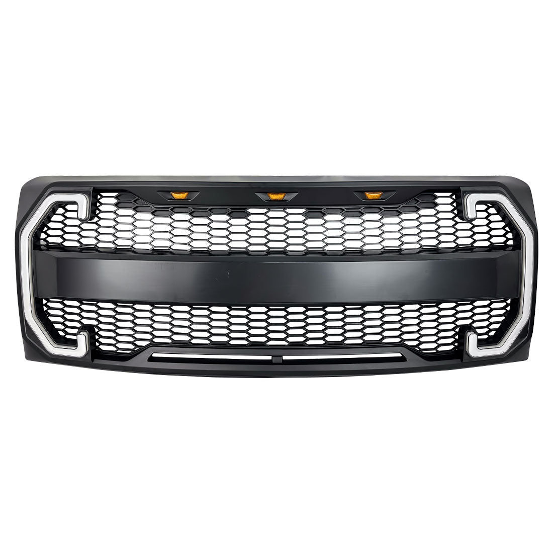 Matte black abs plastic grille from AMERICAN MODIFIED part number AMFMAA00124