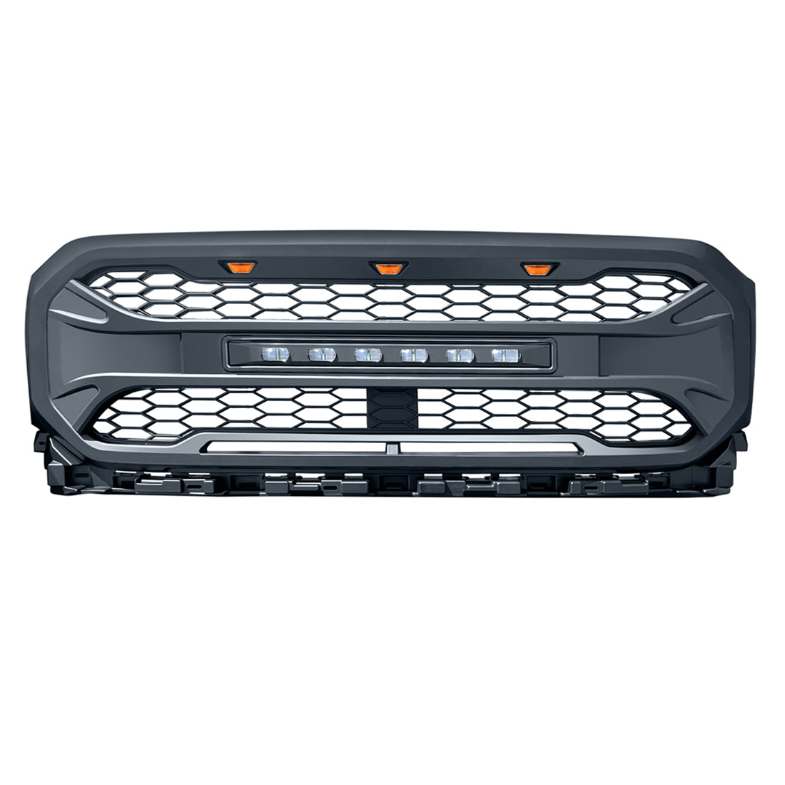 Matte black abs plastic grille from AMERICAN MODIFIED part number AMFMAA00120