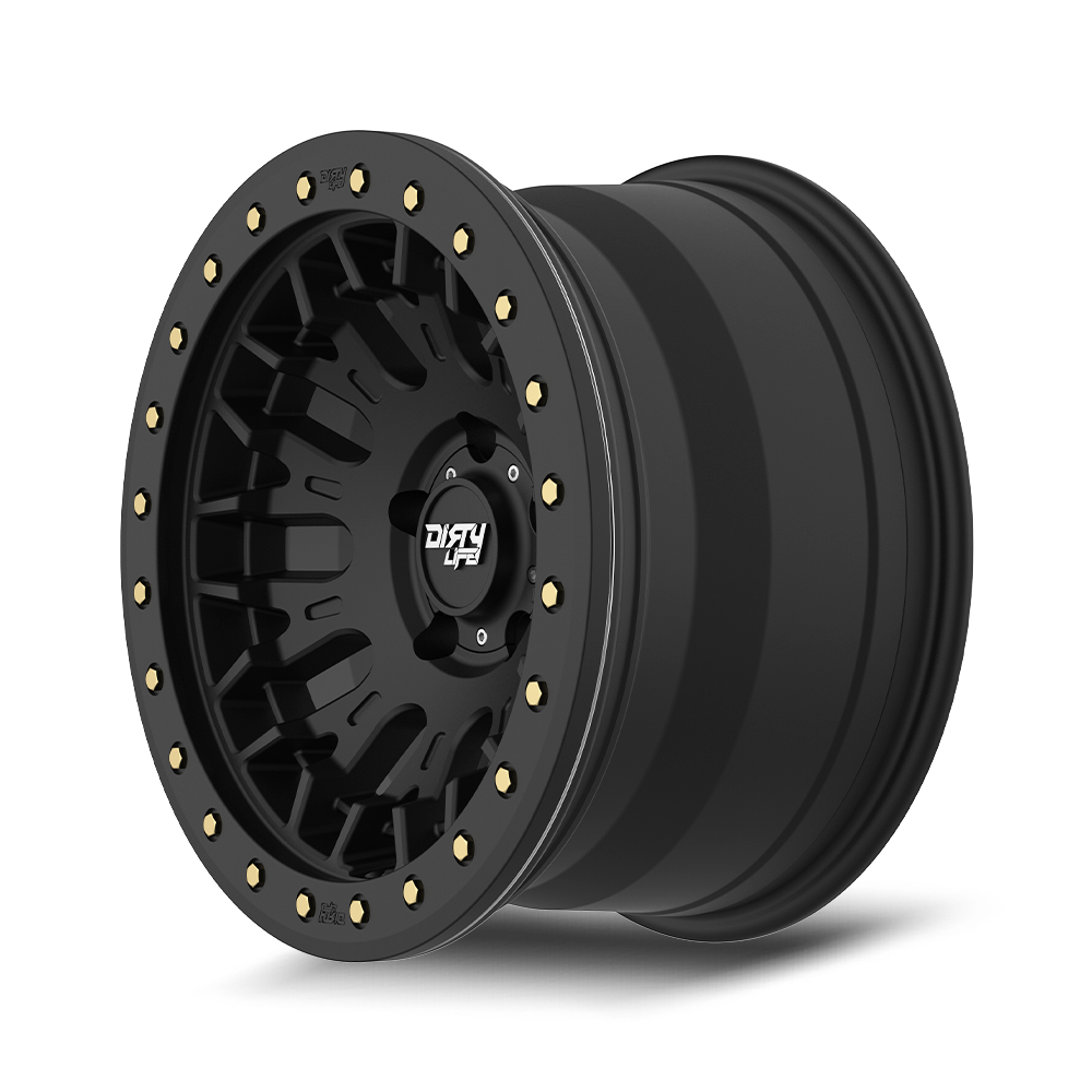 Satin black alluminum wheel 17 diameter from DIRTY LIFE part number 9317-7973MB