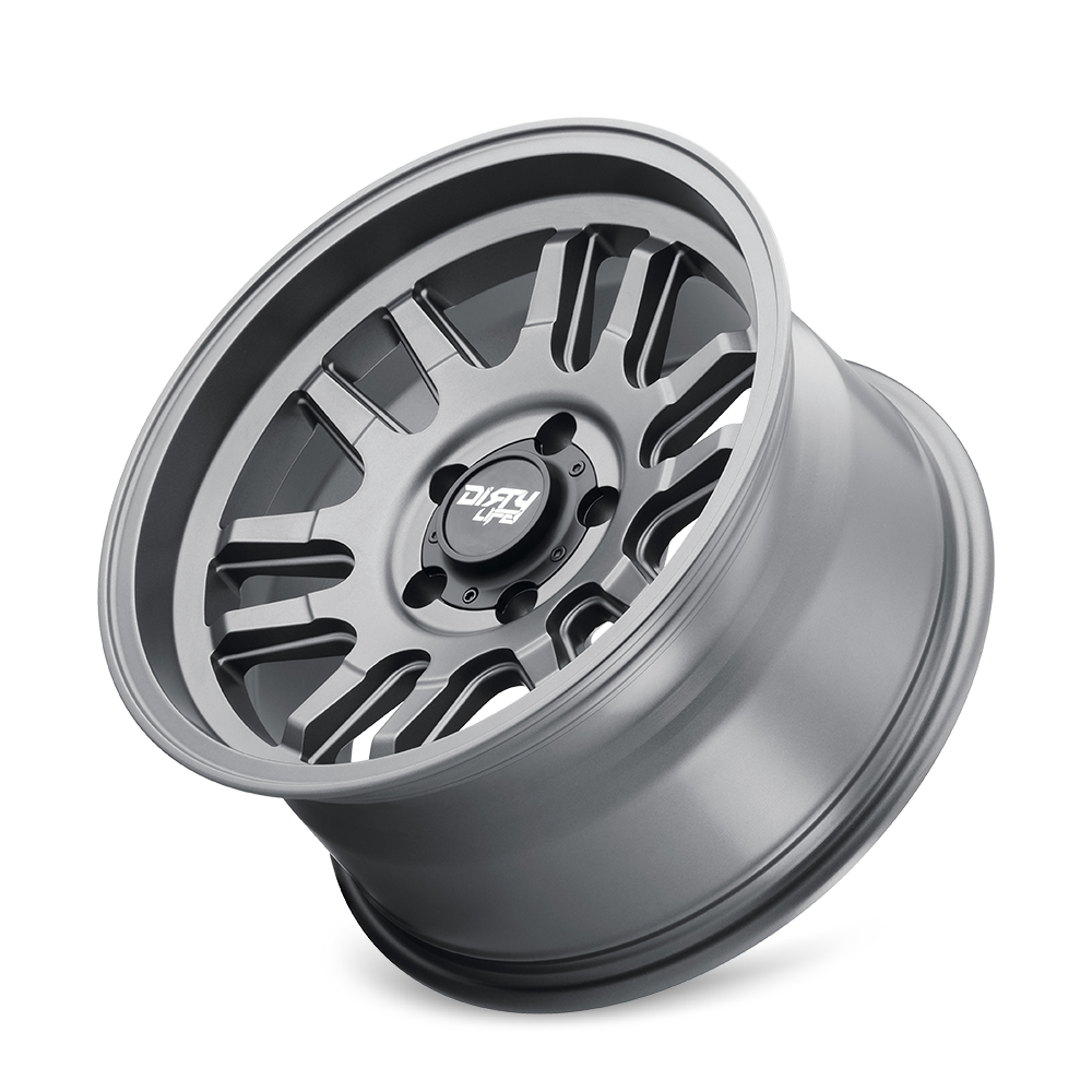 Graphite satin graphite alluminum wheel 17 diameter from DIRTY LIFE part number 9310-7973MGT12