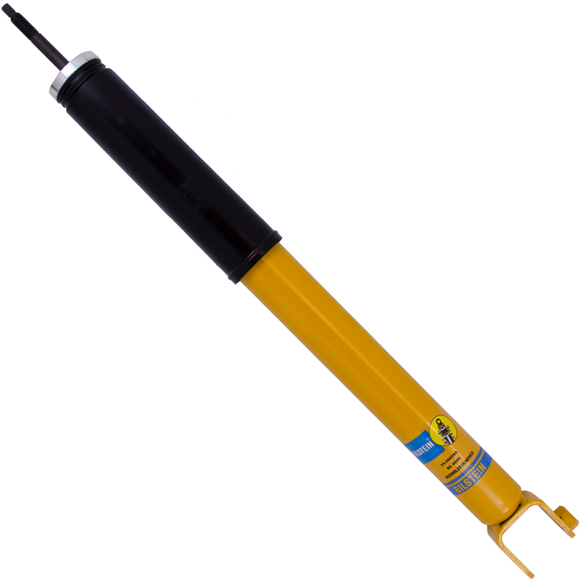 Yellow paint suspension shock absorber from Bilstein part number 24-266664