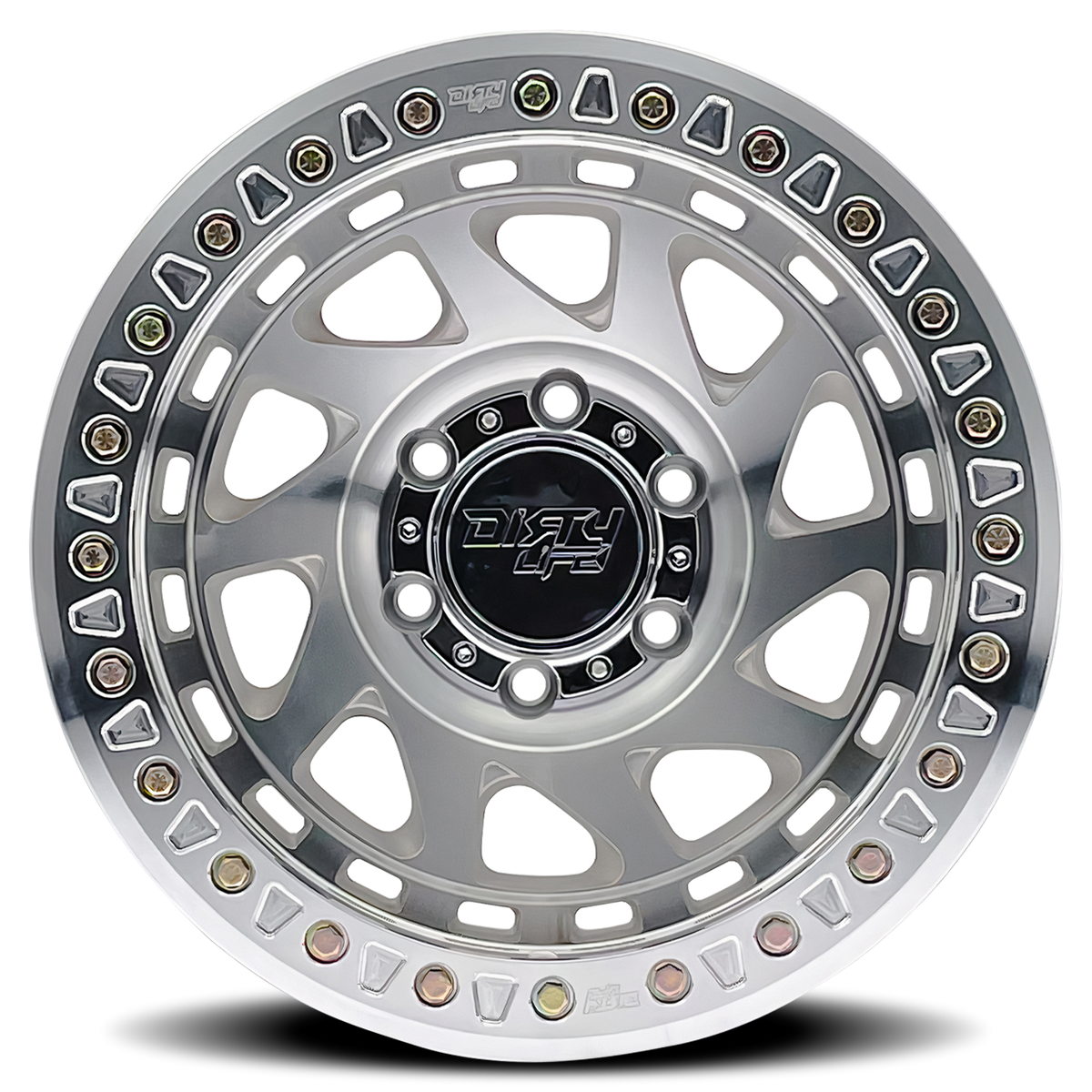 Machined alluminum wheel 17 diameter from DIRTY LIFE part number 9313-7973M12