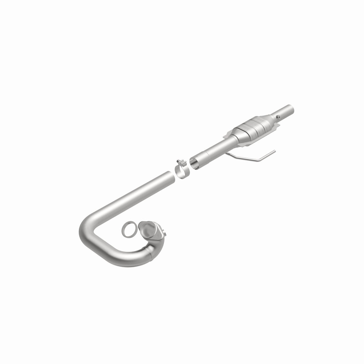 Stainless stainless steel catalytic converter from MagnaFlow Exhaust Products part number 23227