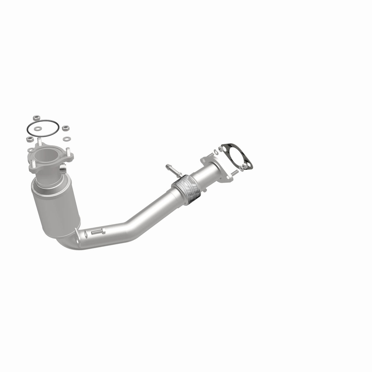 Stainless stainless steel catalytic converter from MagnaFlow Exhaust Products part number 52186