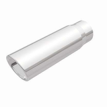 Polished stainless steel exhaust tail pipe tip from MagnaFlow Exhaust Products part number 35113