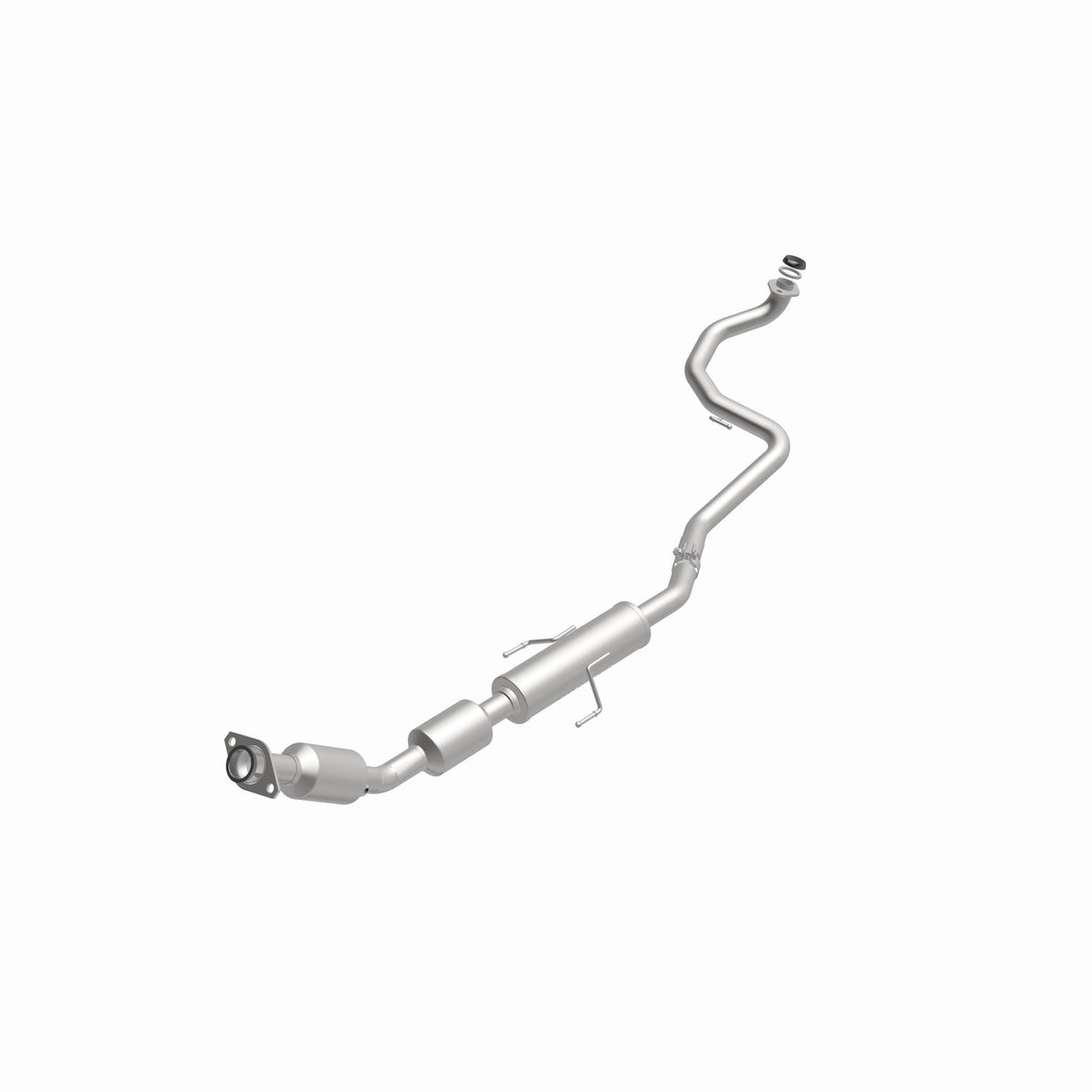 Stainless stainless steel catalytic converter from MagnaFlow Exhaust Products part number 551584
