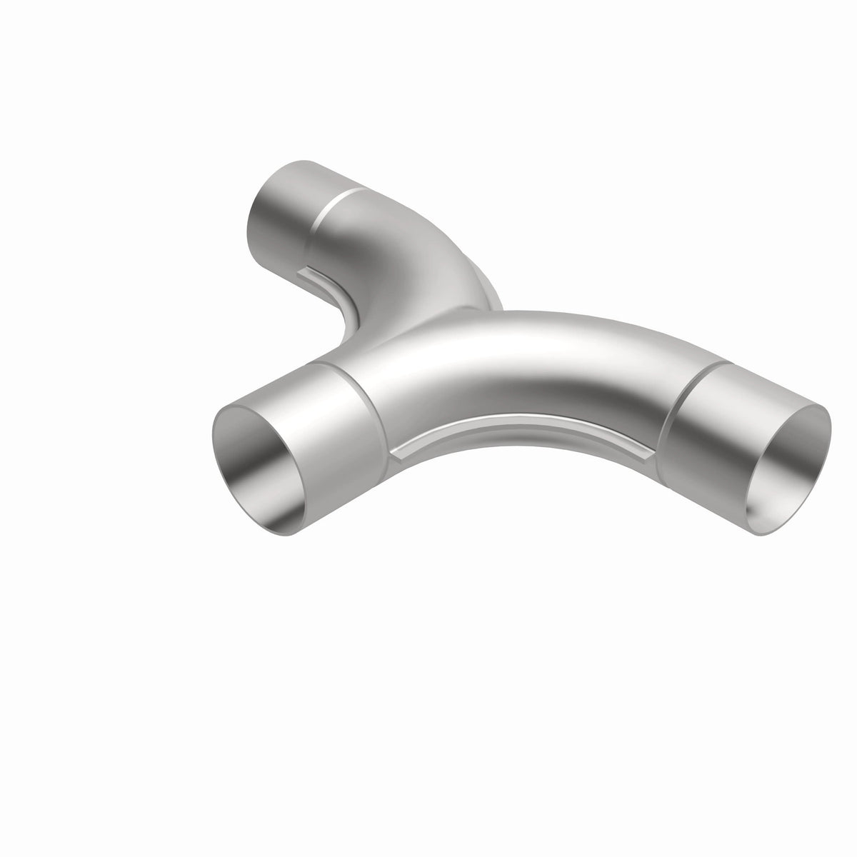 Natural stainless steel exhaust y pipe from MagnaFlow Exhaust Products part number 10734