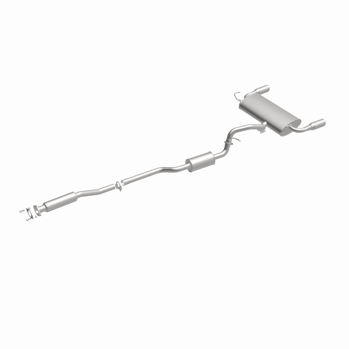 Satin exhaust system kit from BRExhaust part number 106-0504