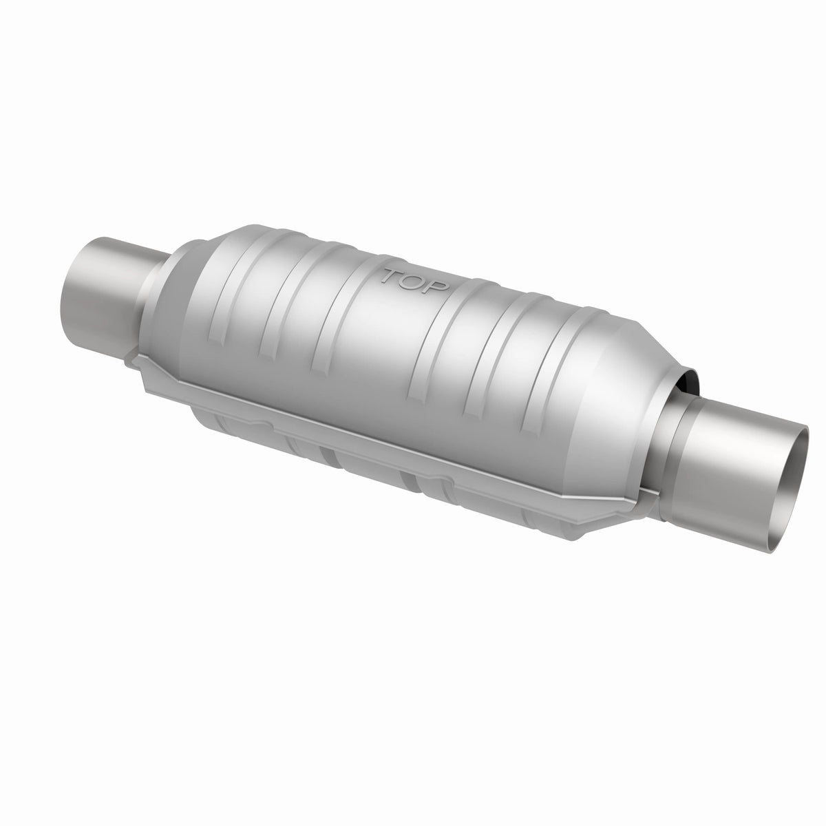 Stainless stainless steel catalytic converter from MagnaFlow Exhaust Products part number 418005