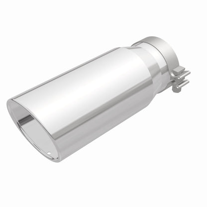 Polished stainless steel exhaust tail pipe tip from MagnaFlow Exhaust Products part number 35214