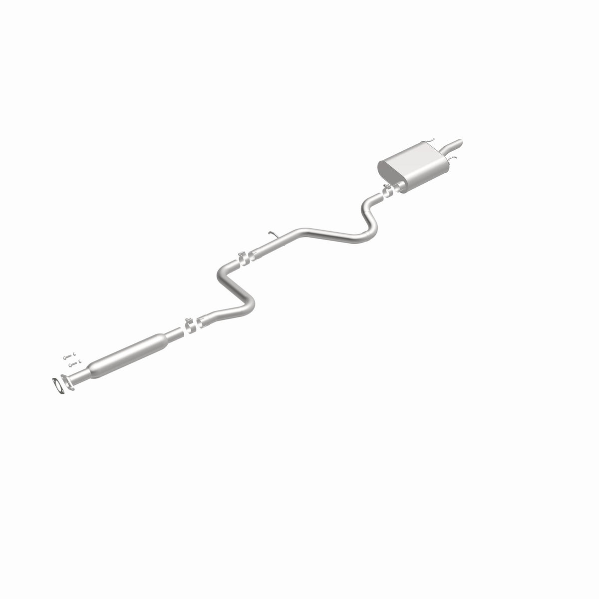 Satin exhaust system kit from BRExhaust part number 116-0015