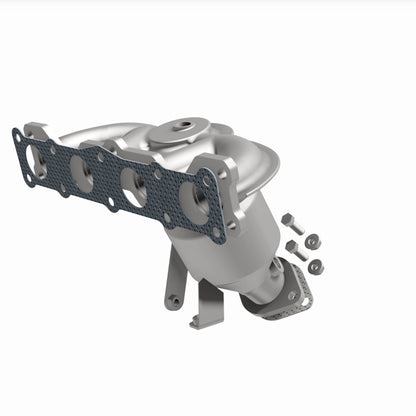 Uncoated stainless steel catalytic converter with integrated exhaust manifold from MagnaFlow Exhaust Products part number 5531590