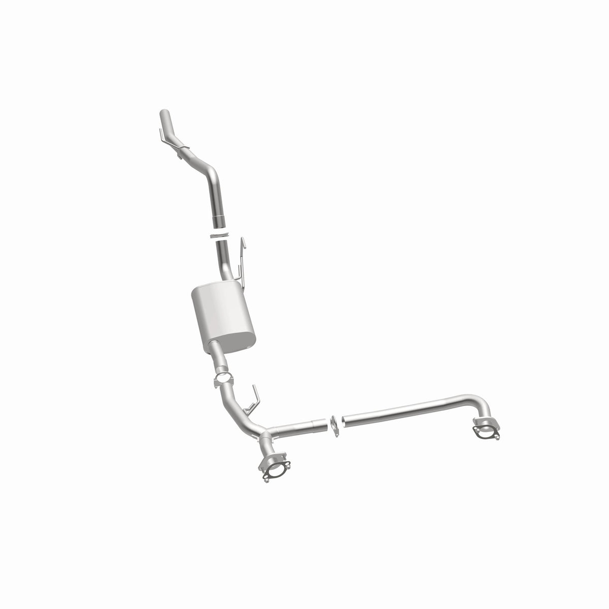 Satin exhaust system kit from BRExhaust part number 106-0065