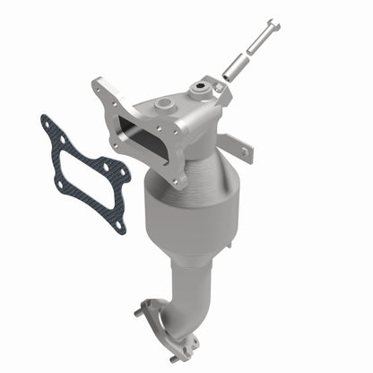 Uncoated stainless steel catalytic converter with integrated exhaust manifold from MagnaFlow Exhaust Products part number 52024