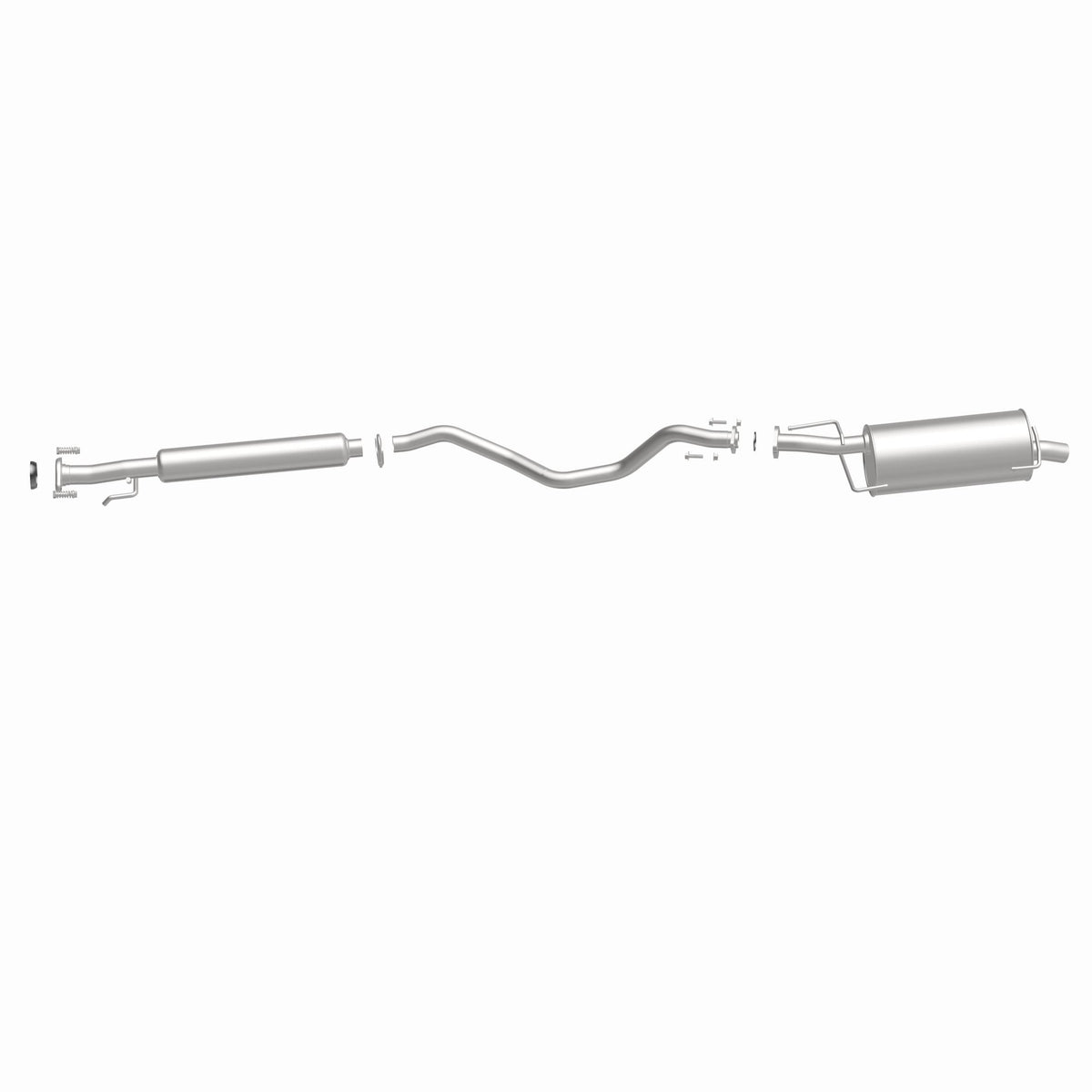Satin exhaust system kit from BRExhaust part number 106-0057