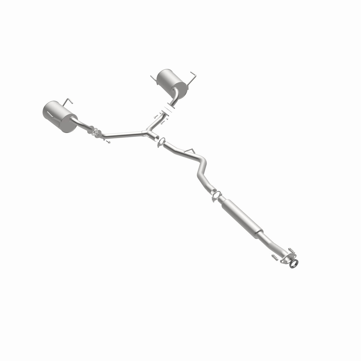 Satin exhaust system kit from BRExhaust part number 106-0133