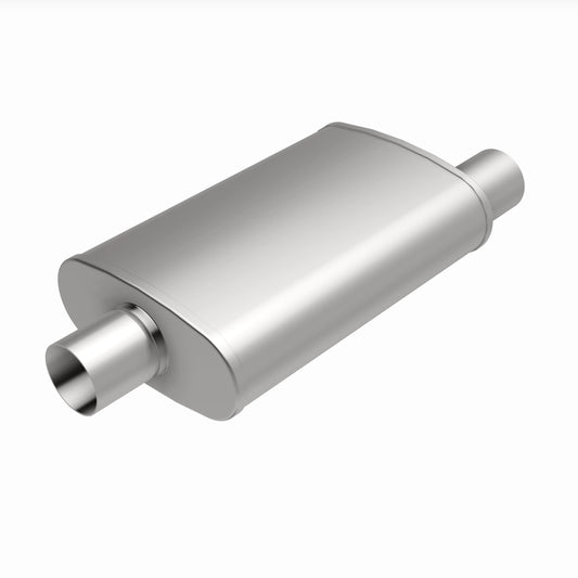 Satin exhaust muffler from MagnaFlow Exhaust Products part number 13216