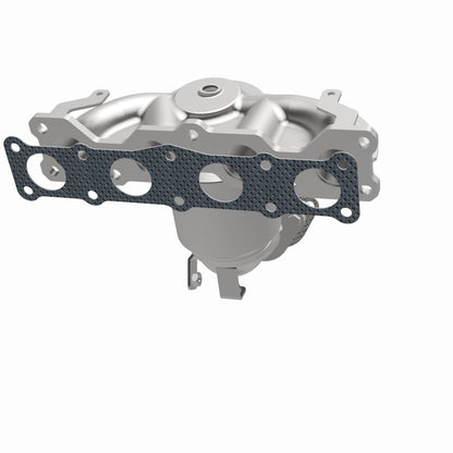 Uncoated stainless steel catalytic converter with integrated exhaust manifold from MagnaFlow Exhaust Products part number 5531774