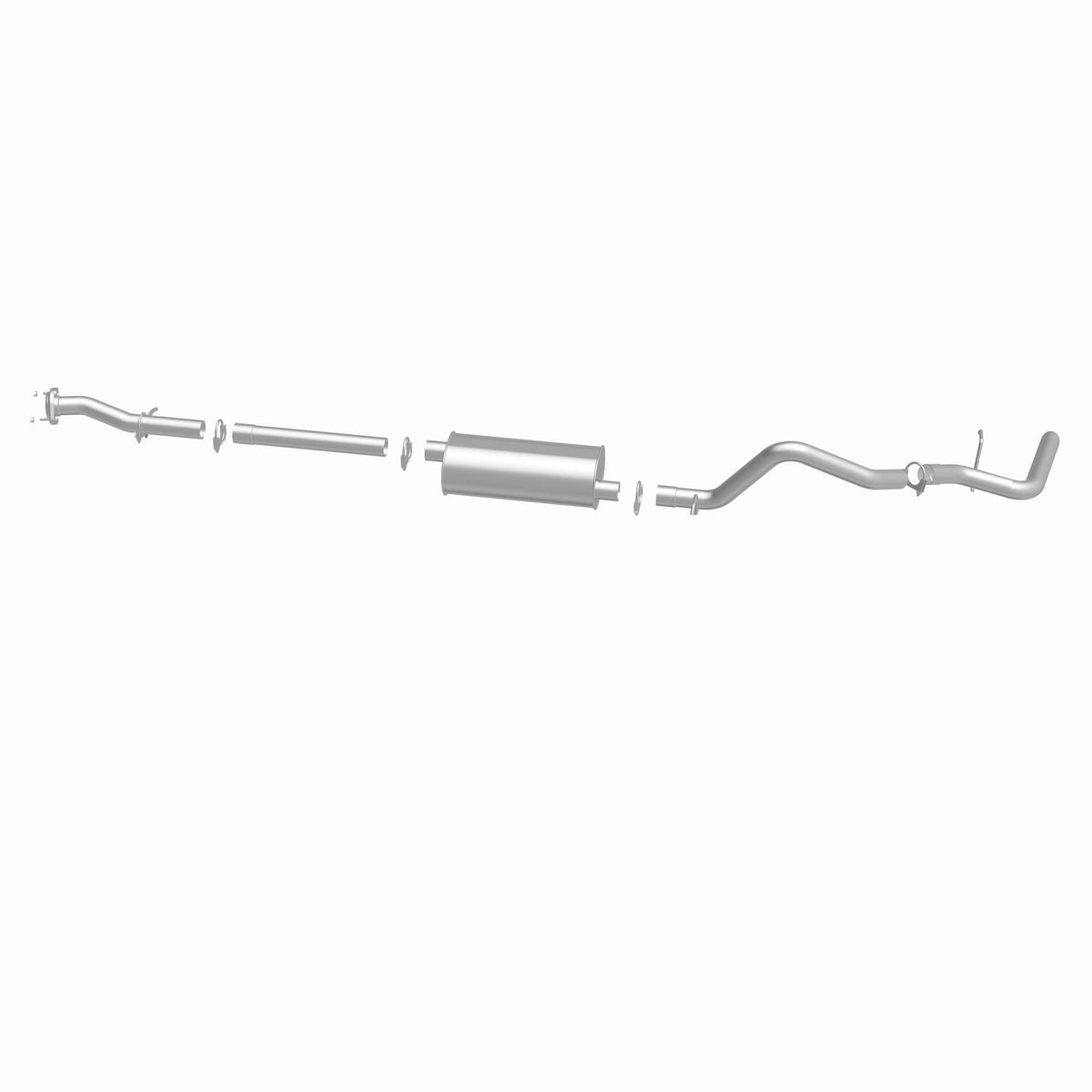 Satin exhaust system kit from BRExhaust part number 106-0011