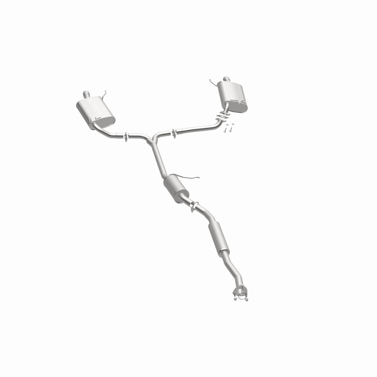 Satin exhaust system kit from BRExhaust part number 106-0148