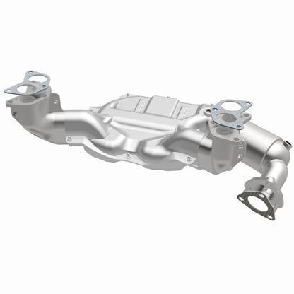 Uncoated stainless steel catalytic converter with integrated exhaust manifold from MagnaFlow Exhaust Products part number 5531587