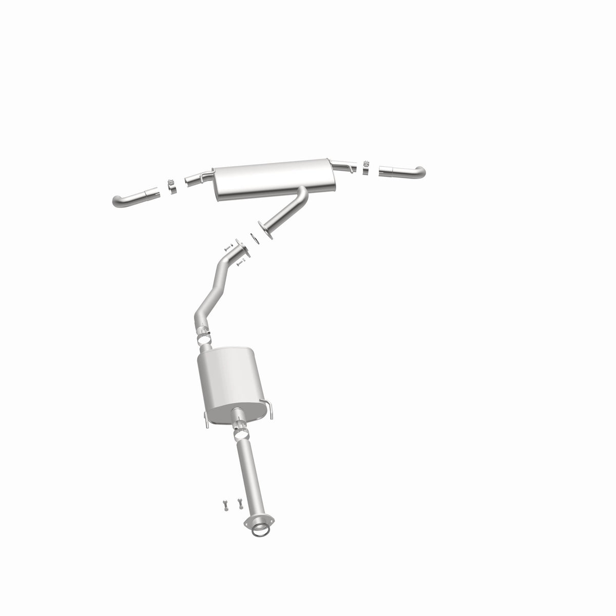 Satin exhaust system kit from BRExhaust part number 106-0958