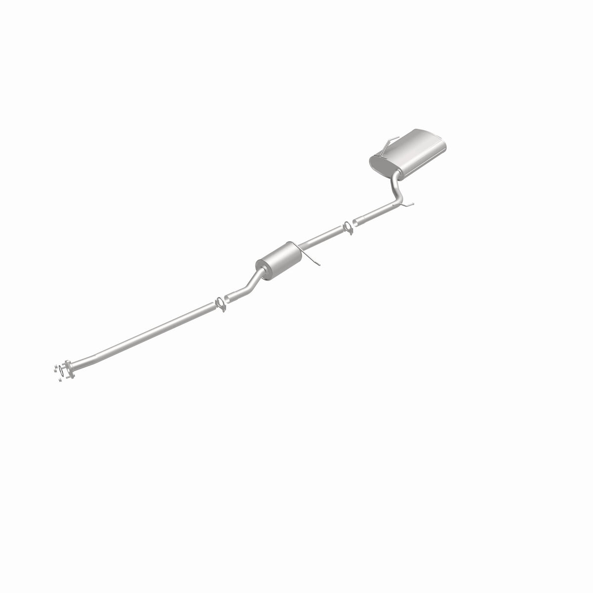 Satin exhaust system kit from BRExhaust part number 106-0151