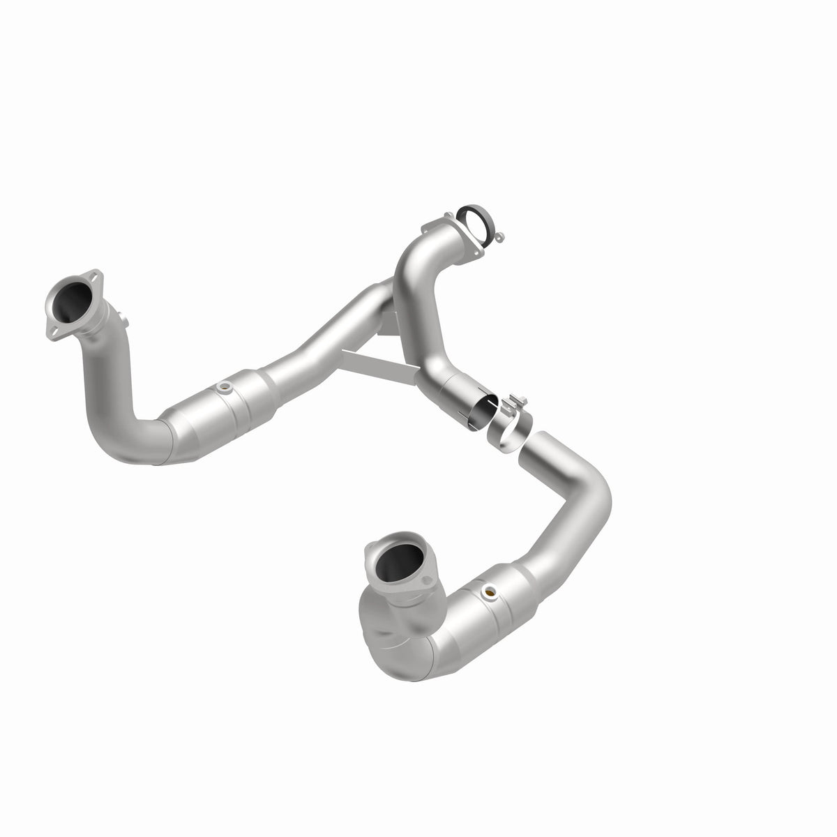 Stainless stainless steel catalytic converter from MagnaFlow Exhaust Products part number 52297