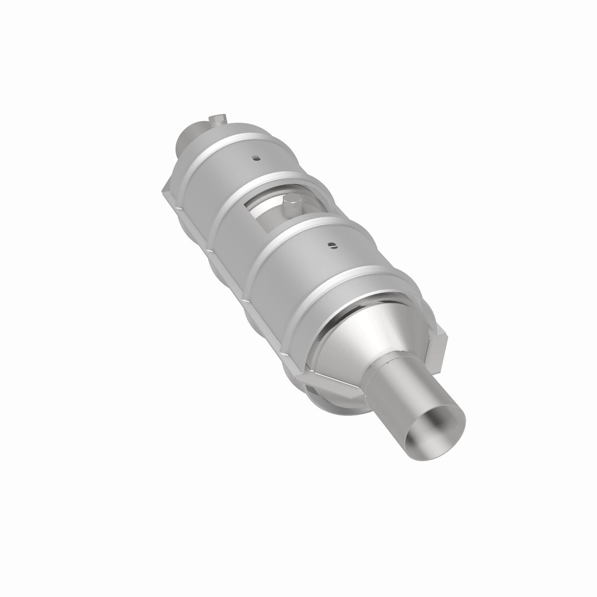 Stainless stainless steel catalytic converter from MagnaFlow Exhaust Products part number 445300