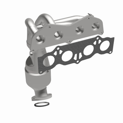 Uncoated stainless steel catalytic converter with integrated exhaust manifold from MagnaFlow Exhaust Products part number 5531291