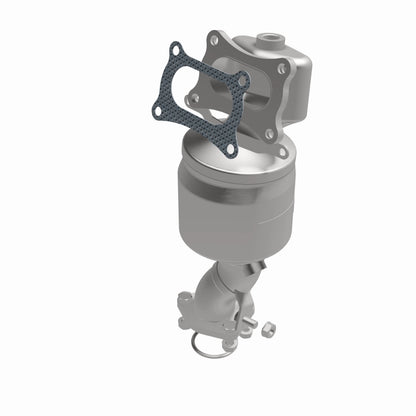 Uncoated stainless steel catalytic converter with integrated exhaust manifold from MagnaFlow Exhaust Products part number 51898