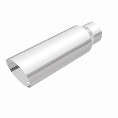 Polished stainless steel exhaust tail pipe tip from MagnaFlow Exhaust Products part number 35205