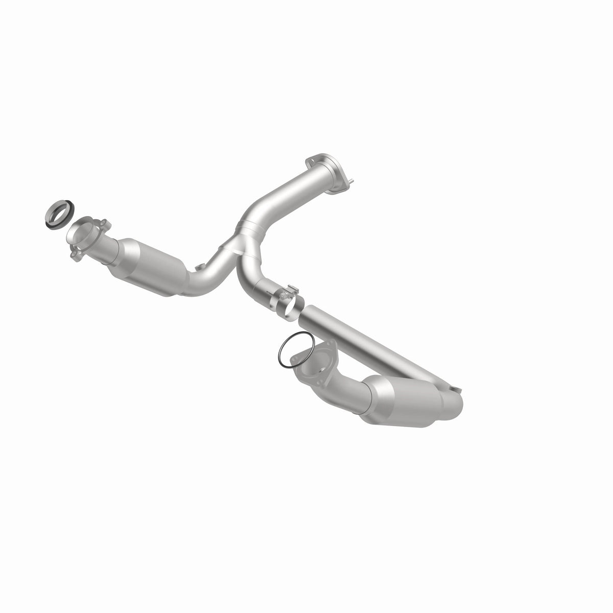 Stainless stainless steel catalytic converter from MagnaFlow Exhaust Products part number 49194