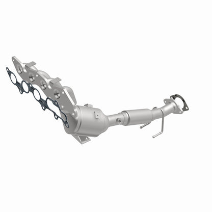 Uncoated stainless steel catalytic converter with integrated exhaust manifold from MagnaFlow Exhaust Products part number 5531186
