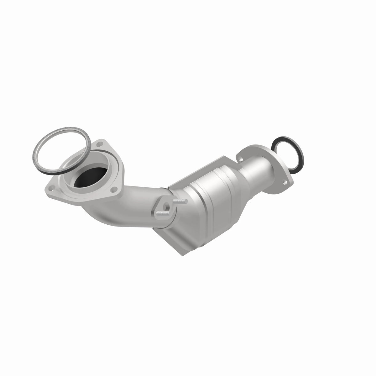 Stainless stainless steel catalytic converter from MagnaFlow Exhaust Products part number 447185