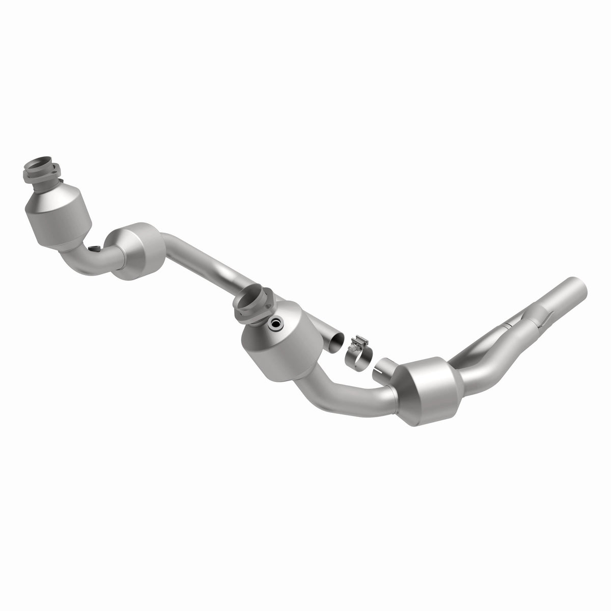 Stainless stainless steel catalytic converter from MagnaFlow Exhaust Products part number 49689