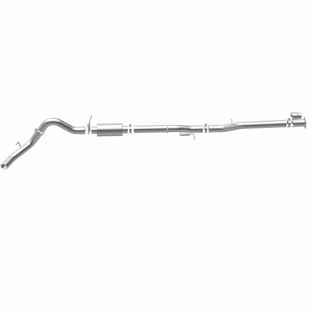 Satin exhaust system kit from BRExhaust part number 106-0661
