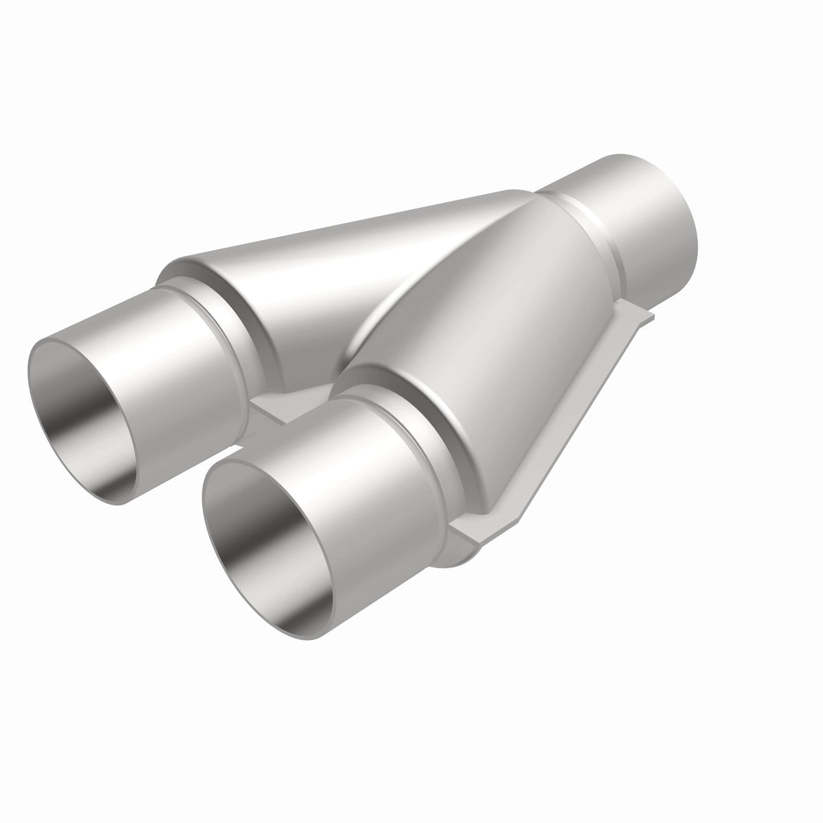 Satin stainless steel exhaust y pipe from MagnaFlow Exhaust Products part number 10768