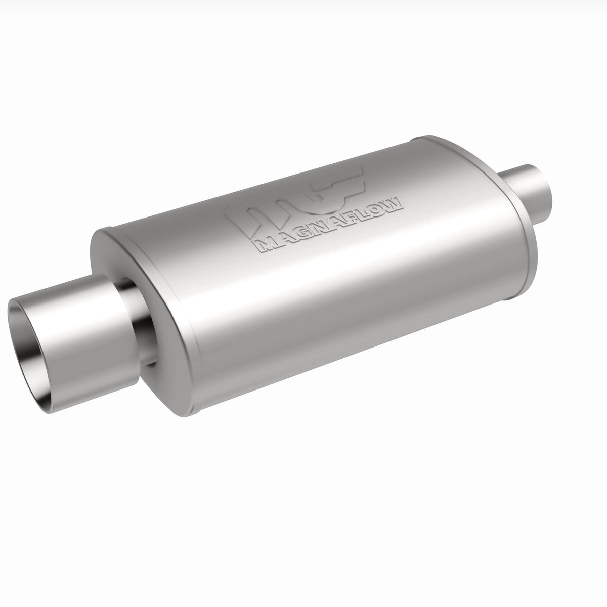 Brushed exhaust muffler from MagnaFlow Exhaust Products part number 14832