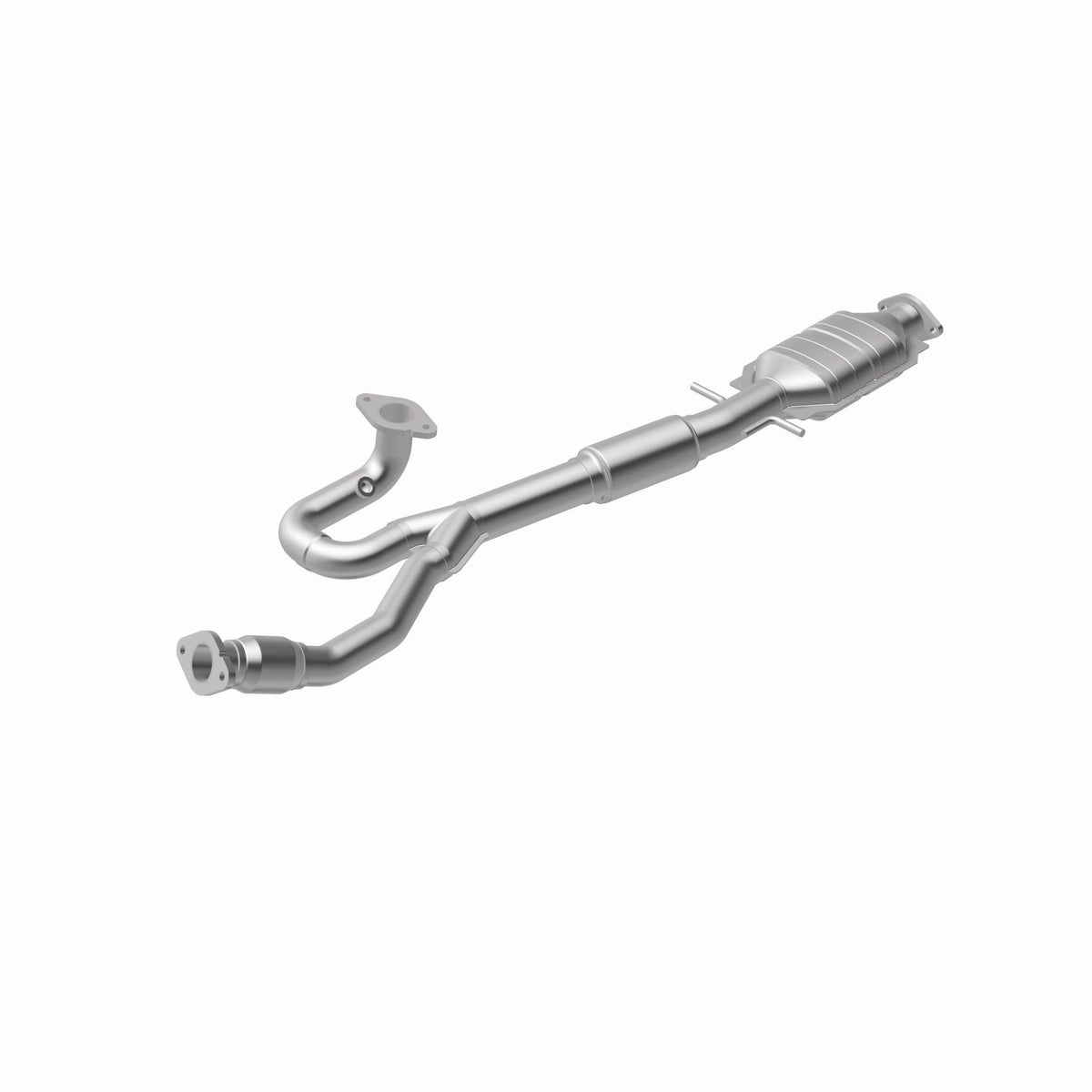 Stainless stainless steel catalytic converter from MagnaFlow Exhaust Products part number 557000