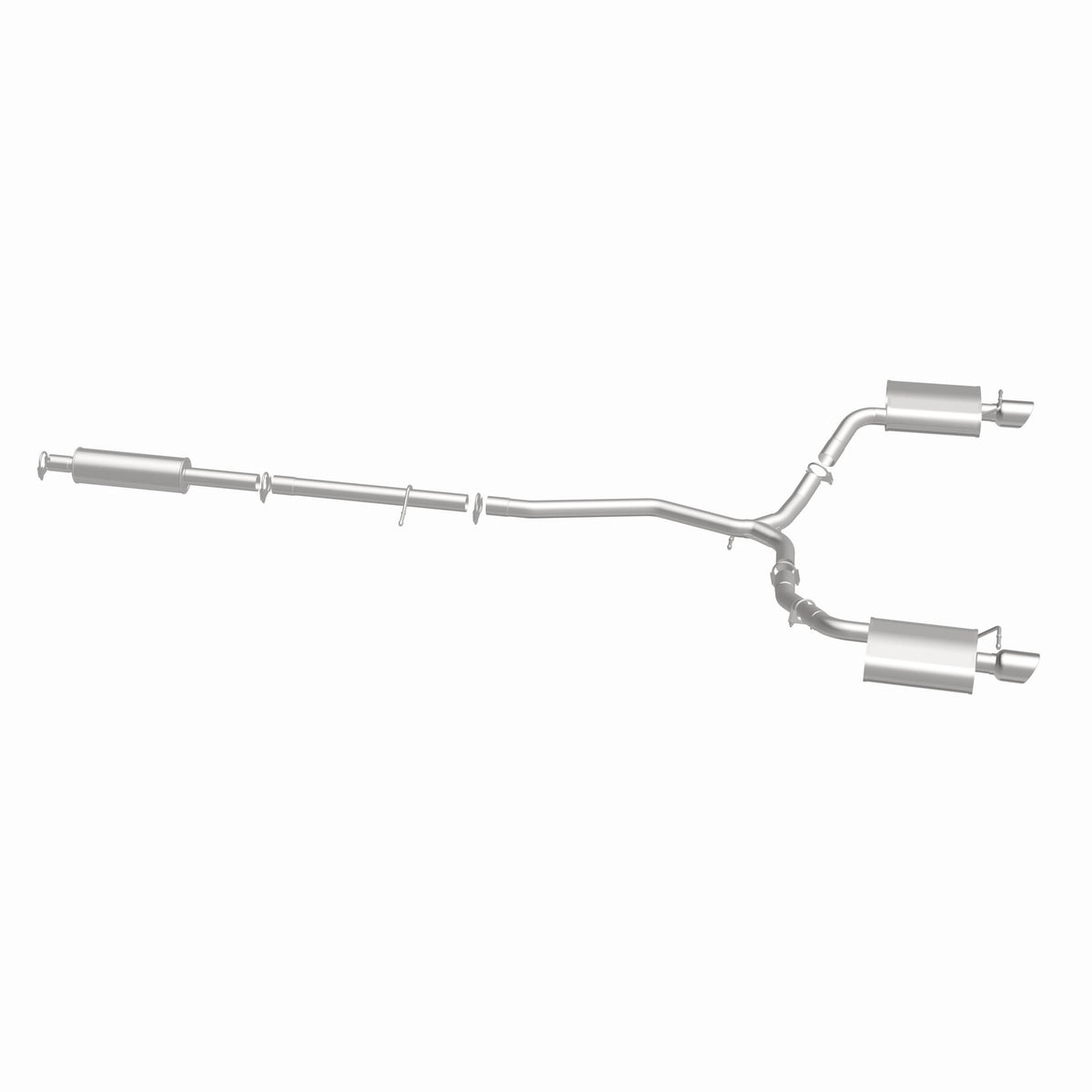 Satin exhaust system kit from BRExhaust part number 106-0459