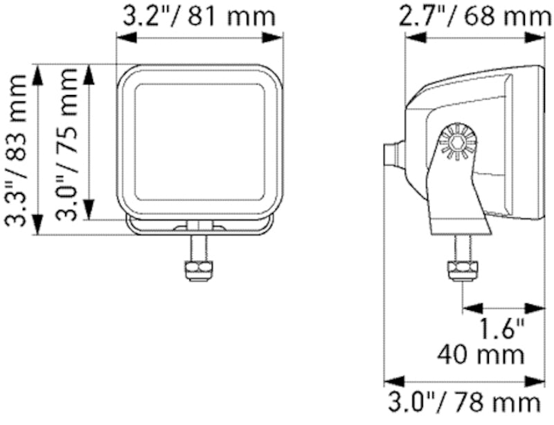 Black light bar from Hella part number 358176861