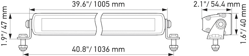 Black light bar from Hella part number 358176321