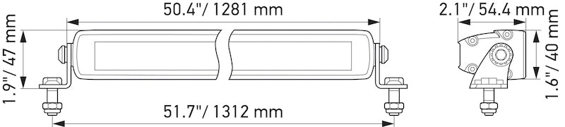 Black light bar from Hella part number 358176331