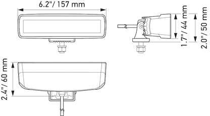 Black light bar from Hella part number 358176201