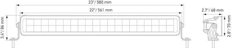 Black light bar from Hella part number 358176401